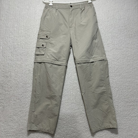 FJALLRAVEN Pants Womens‎ Beige Khaki Zip Off Convertible Outdoors Size 36